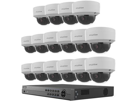 LaView 4MP (2688 x 1520) 16 Channel PoE 4K NVR HDMI, 12 